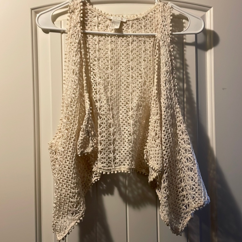 Girls H&M Crocheted Vest